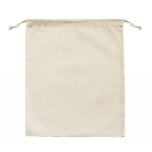 Eco Cotton-02 Natural Calico Drawstring Bag