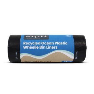 Eco Bio-Degradable -5505 XL Ocean-Bound Plastic/Recycled 120L Wheelie Bin Liners